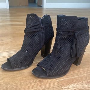 NY&C Black Heeled Booties - size 10